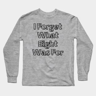 Violent Femmes I Forget What Eight Was For Black Long Sleeve T-Shirt